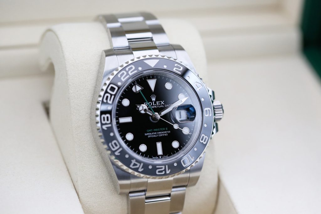 Rolex 126710GRNR Black GMT MASTER II 40mm 2025 Bruce Wayne