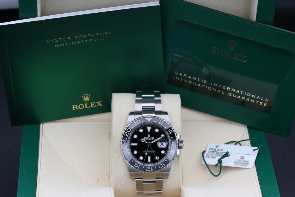 Rolex 126710GRNR Black GMT-MASTER II 40mm 2024 Bruce Wayne