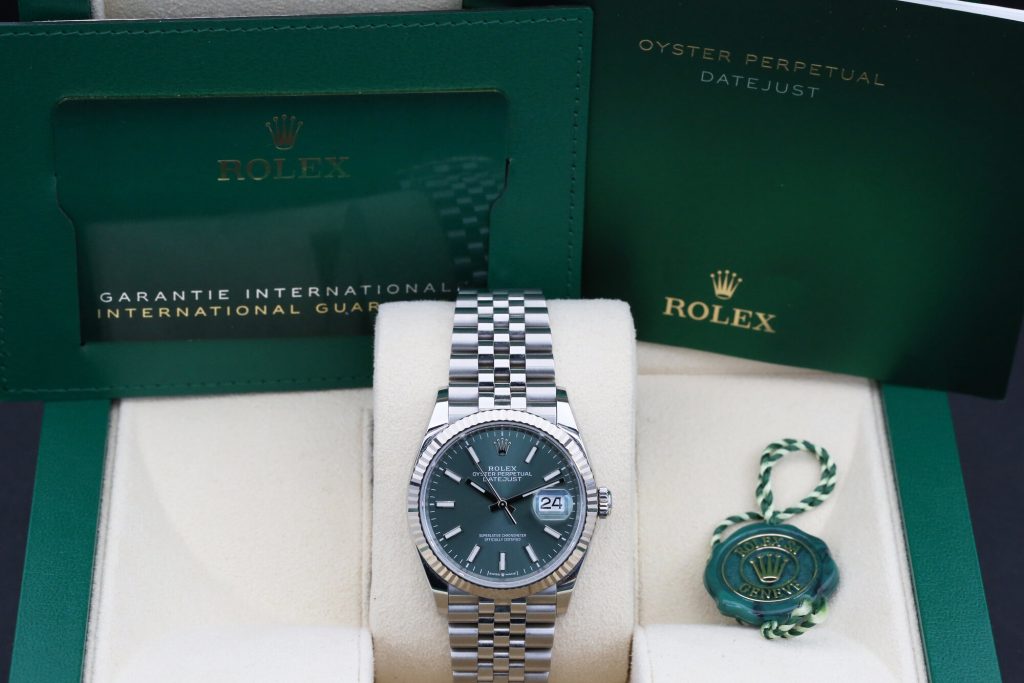 Rolex 126234 Mint Green DATEJUST 36mm 2022