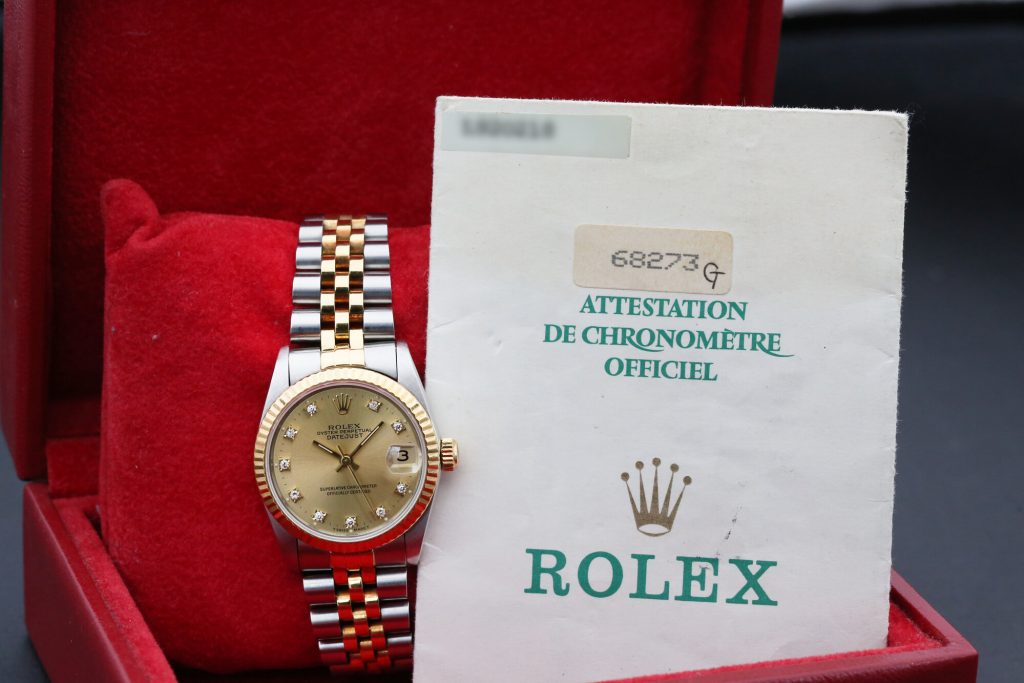 Rolex 68273 Champagne DATEJUST 31mm 1989