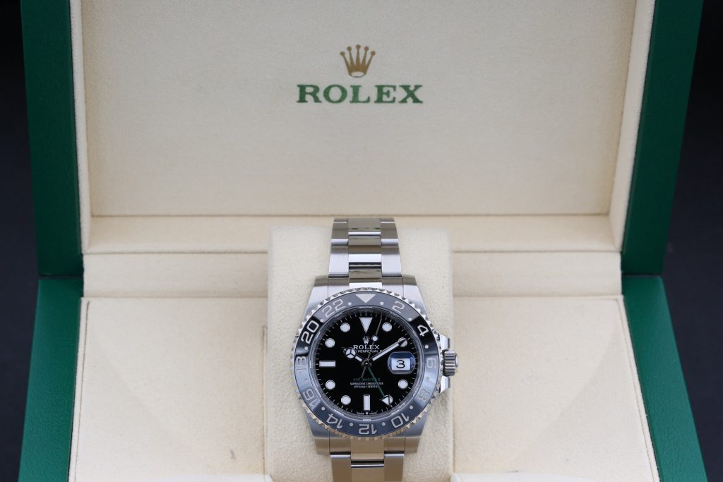 Rolex 126710GRNR Black GMT-MASTER II 40mm 2024 Bruce Wayne