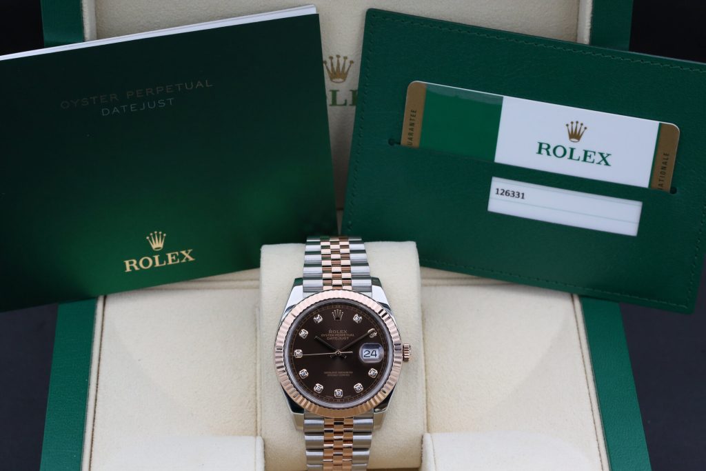 Rolex 126331 Chocolate Diamond DATEJUST 41mm 2020