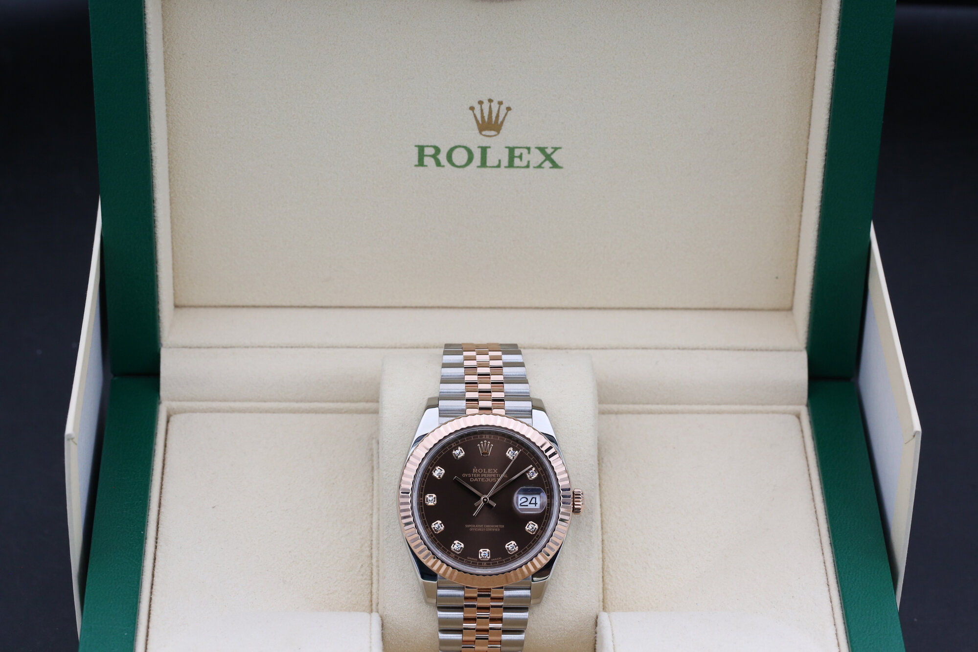 Rolex 126331 Chocolate Diamond DATEJUST 41mm 2020
