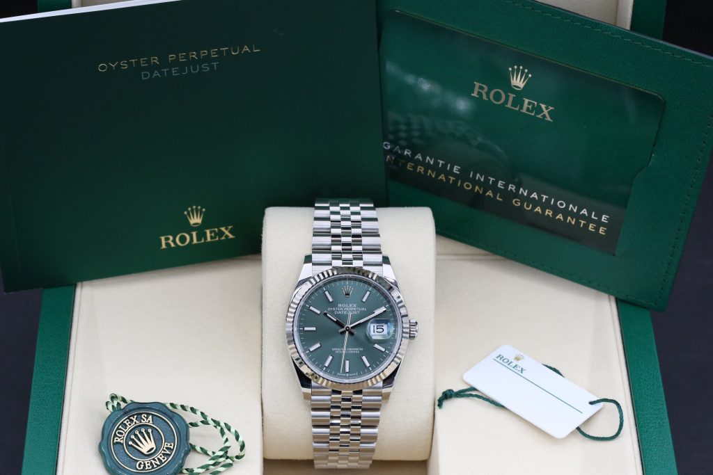 Rolex 126234 Mint Green DATEJUST 36mm 2025