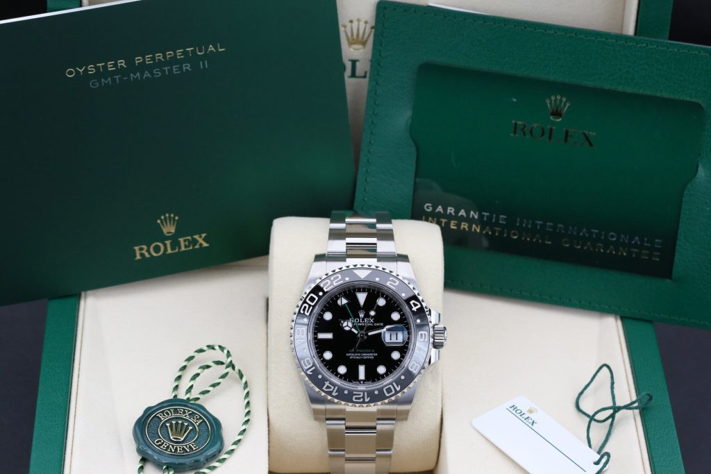 Rolex 126710GRNR Black GMT MASTER II 40mm 2025 Bruce Wayne