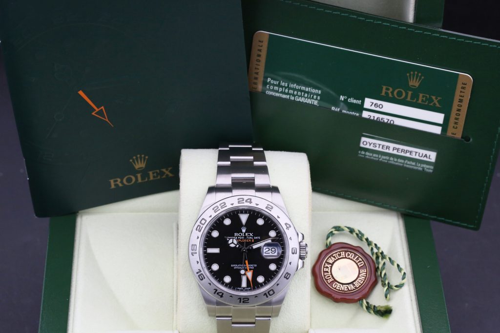 Rolex 216570 Black EXPLORER II 42mm 2012
