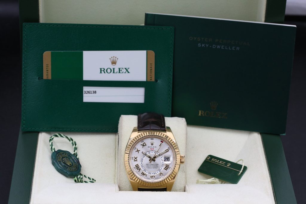 Rolex 326138 Sundust SKYDWELLER 42mm 2015