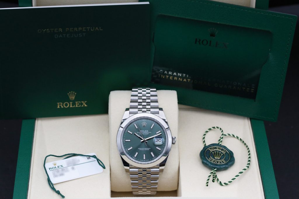 Rolex 126300 Mint Green DATEJUST 41mm 2025