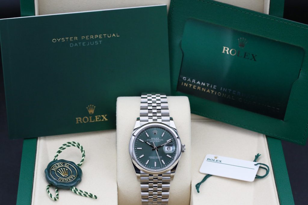 Rolex 126200 Green DATEJUST 36mm 2025
