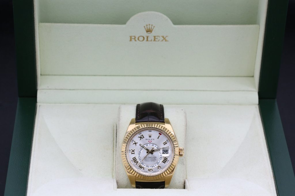 Rolex 326138 Sundust SKYDWELLER 42mm 2015