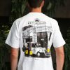 Kettle Club t-shirt worn, back print view