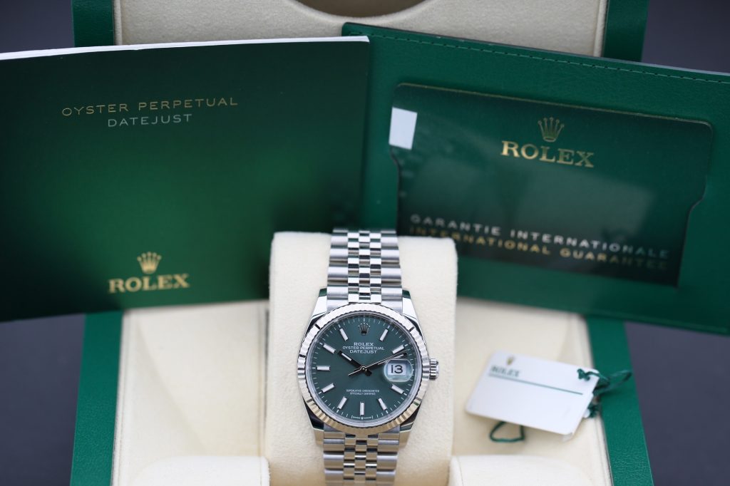 Rolex 126234 Mint Green DATEJUST 36mm 2024