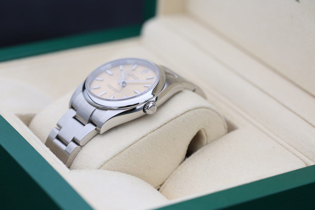 Rolex 114200 White Grape OYSTER PERPETUAL 34mm 2016