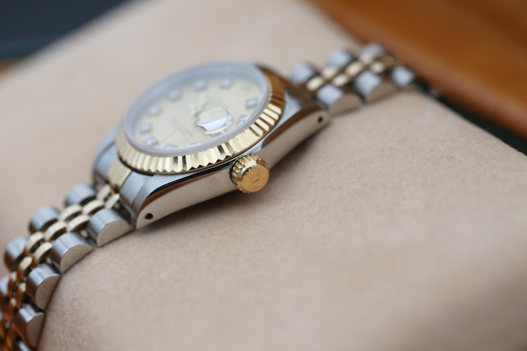 Rolex 69173 Champagne Diamond DATEJUST 26mm 1993