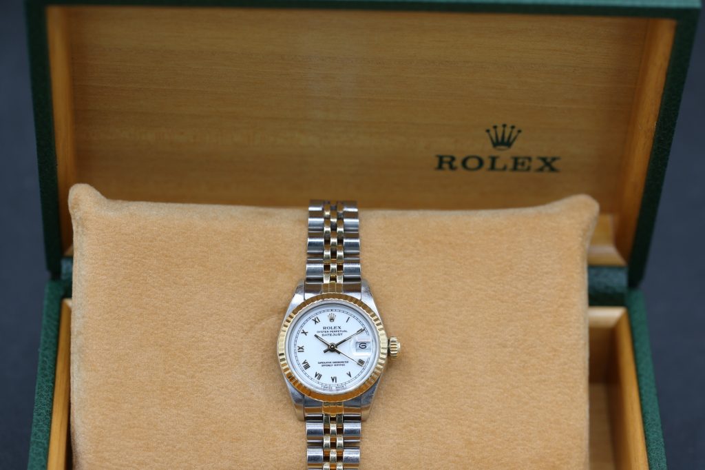 Rolex 69173 White Roman DATEJUST 26mm 1988