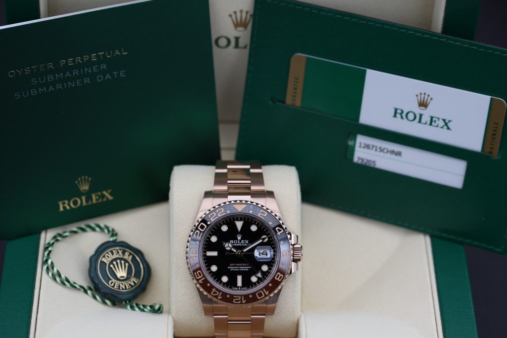 Rolex 126715CHNR Black GMT-MASTER II 40mm 2019 ROOT BEER