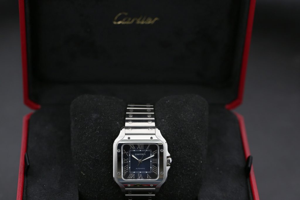 Cartier WSSA0063 Blue SANTOS DE CARTIER 35mm 2026