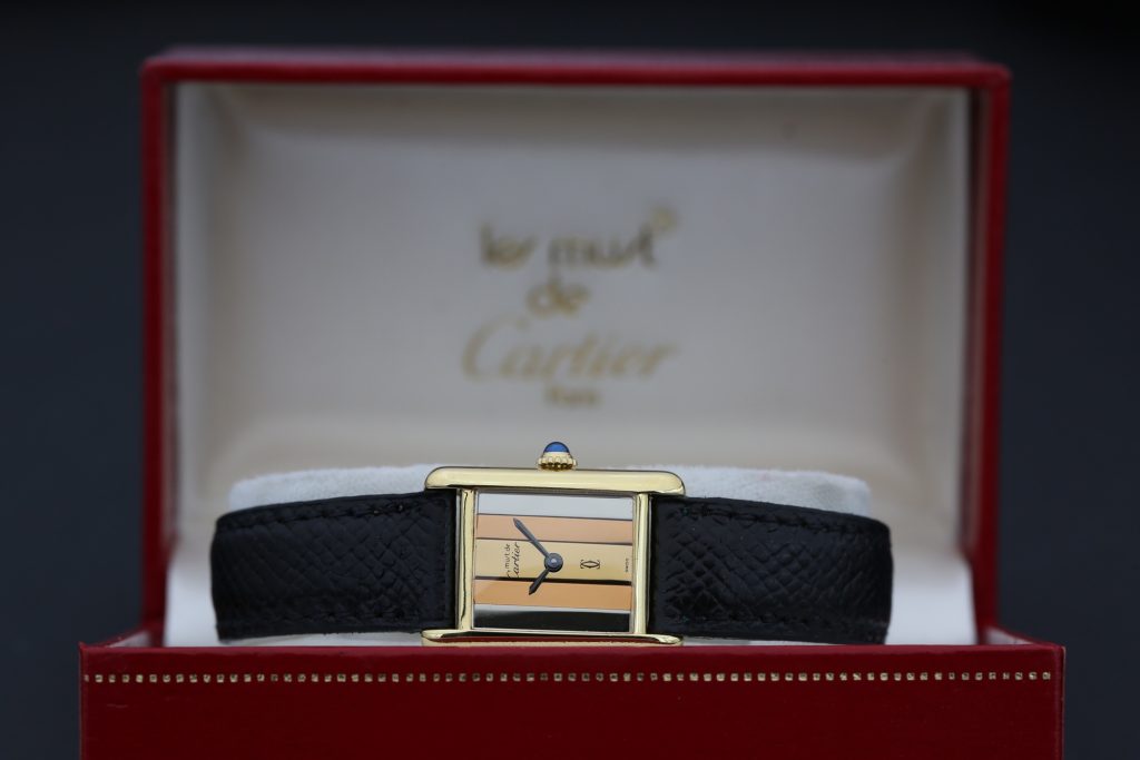 Cartier 5057001 Tri Colour TANK MUST VERMIEL  23mm 1981