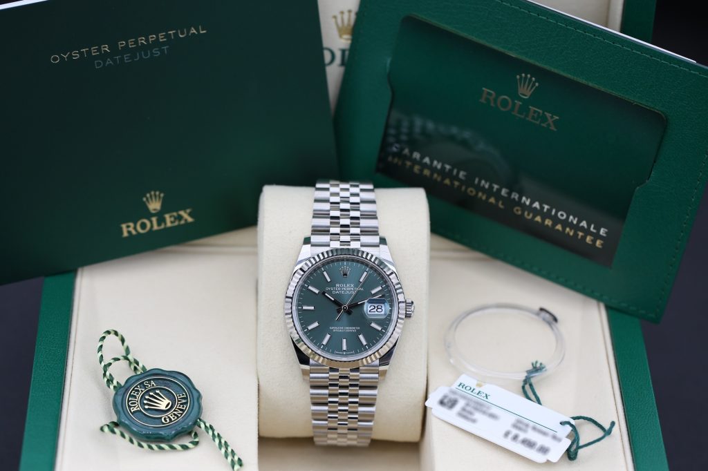 Rolex 126234 Mint Green DATEJUST 36mm 2026