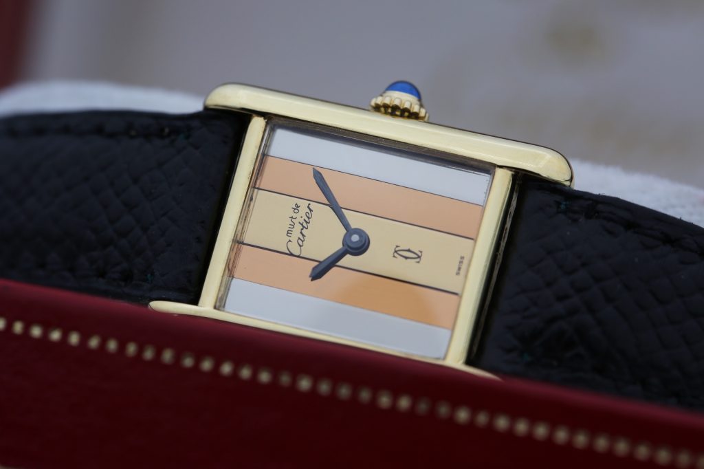 Cartier 5057001 Tri Colour TANK MUST VERMIEL  23mm 1981