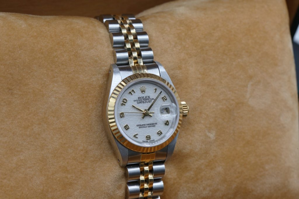 Rolex 69173 Ivory Anniversary Jubilee Dial DATEJUST 26mm 1991