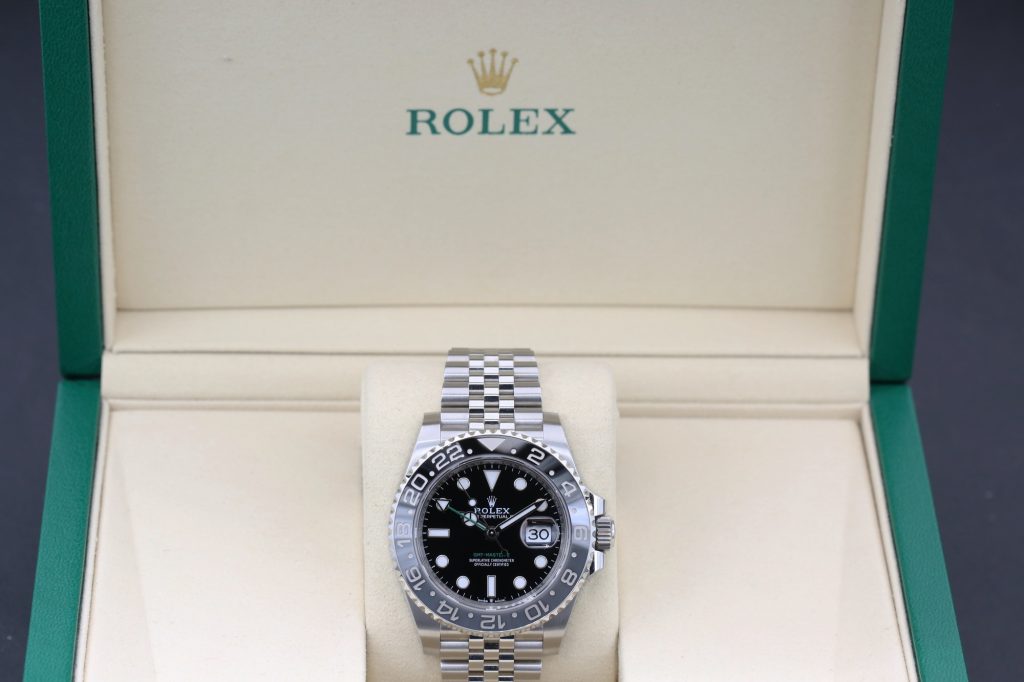 Rolex 126710GRNR Black GMT MASTER II 40mm 2025 Bruce Wayne