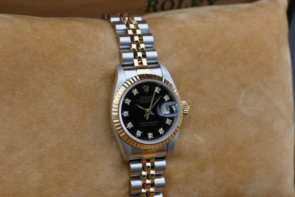 Rolex 69173 Black Diamond DATEJUST 26mm 1993