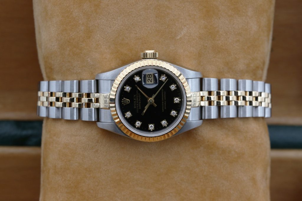 Rolex 69173 Black Diamond DATEJUST 26mm 1993