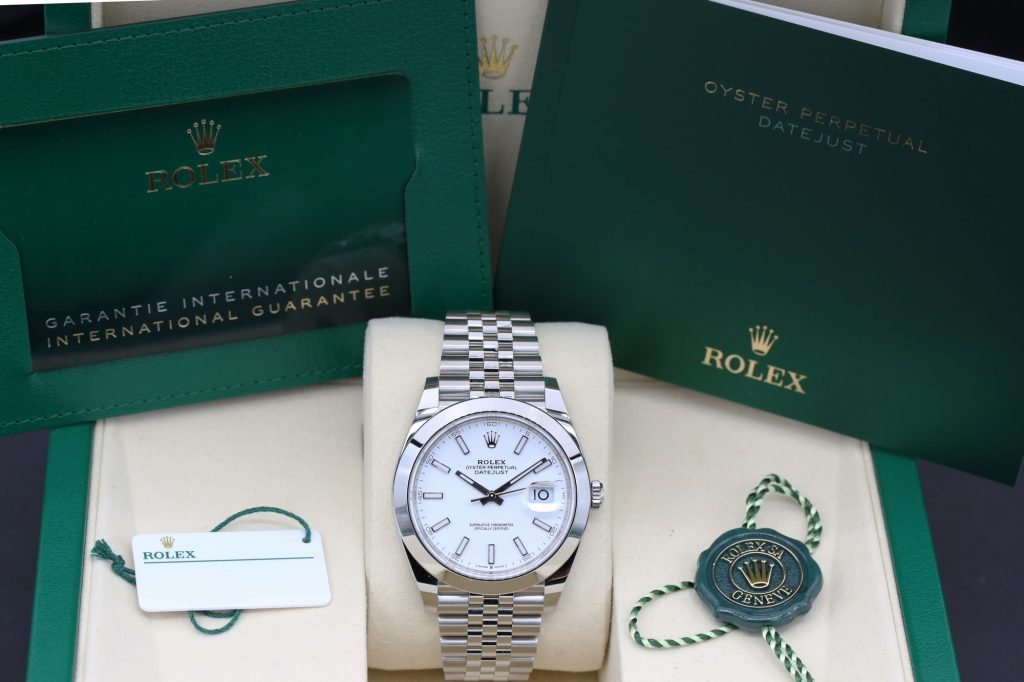Rolex 126300 White Index DATEJUST 41mm 2026