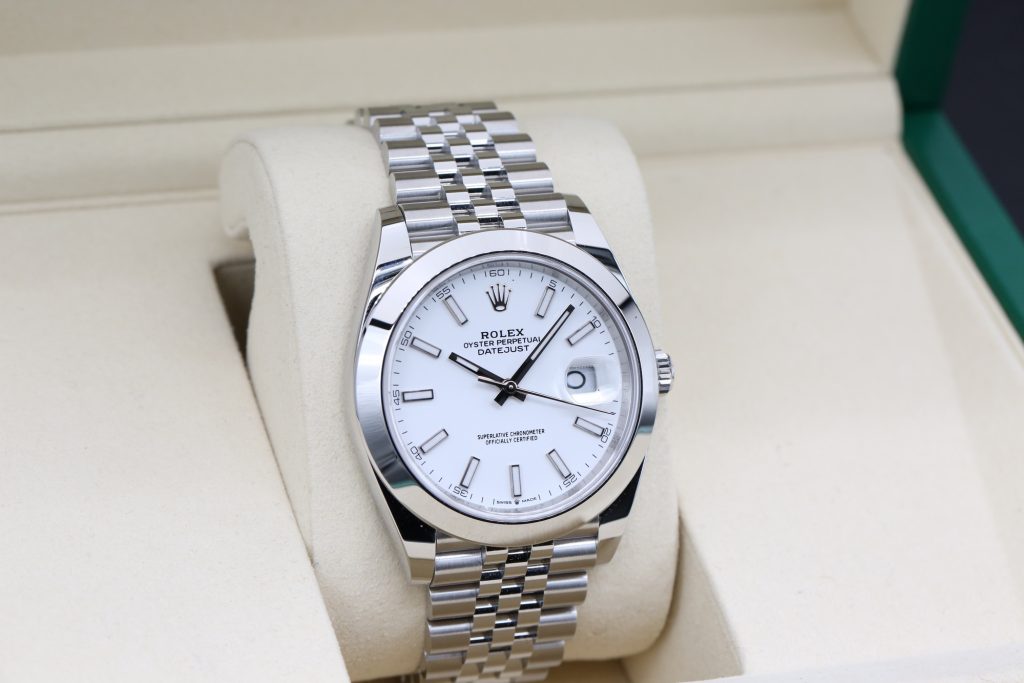Rolex 126300 White Index DATEJUST 41mm 2026