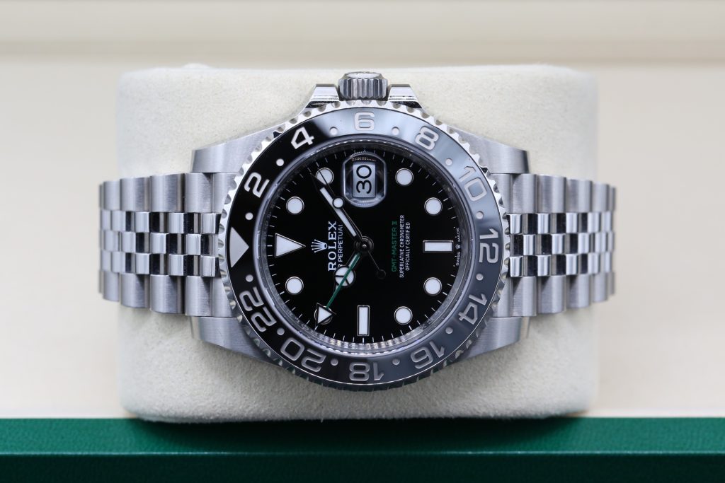 Rolex 126710GRNR Black GMT MASTER II 40mm 2025 Bruce Wayne