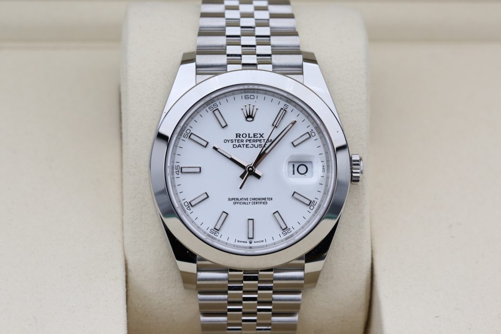Rolex 126300 White Index DATEJUST 41mm 2026