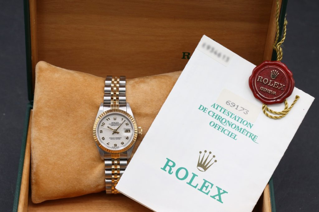 Rolex 69173 Ivory Anniversary Jubilee Dial DATEJUST 26mm 1991