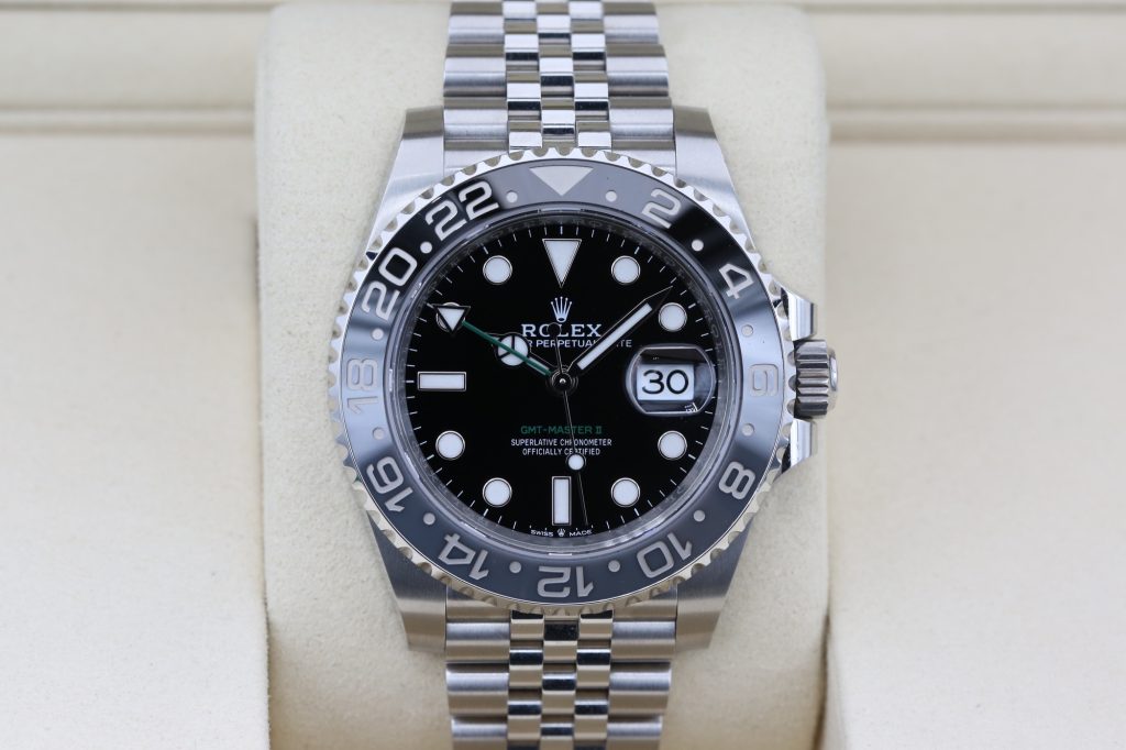Rolex 126710GRNR Black GMT MASTER II 40mm 2025 Bruce Wayne