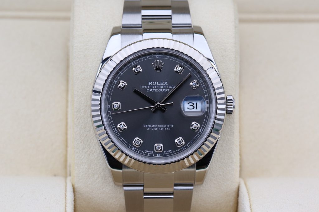 Rolex 126334 Rhodium Diamond DATEJUST 41mm 2018