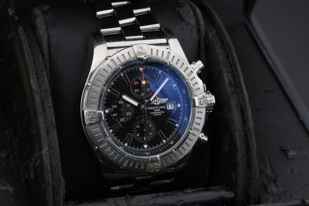 Breitling A13375 Black SUPER AVENGER CHRONOGRAPH  48mm 2009