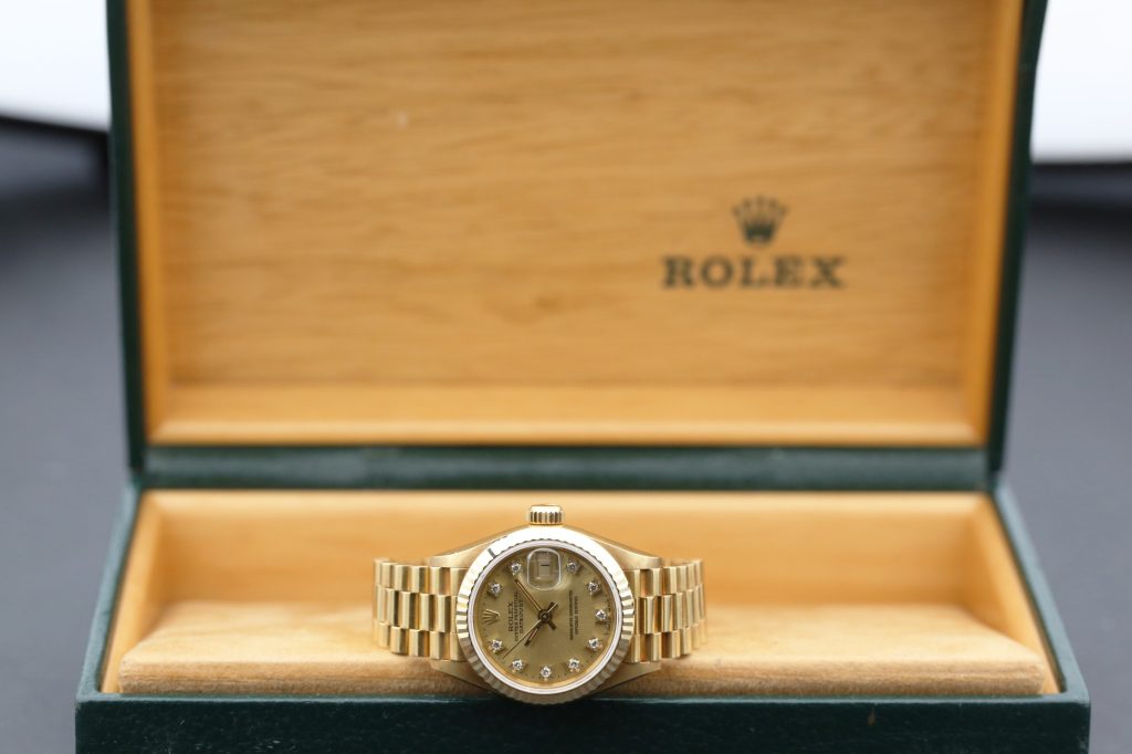 Rolex 69178 Champagne Diamond DATEJUST 26mm 1991