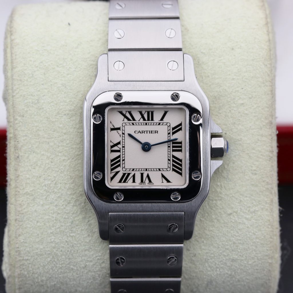 Cartier W20056D6 White SANTOS GALBEE 24mm