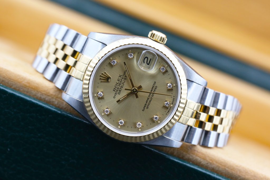 Rolex 68273 Champange Diamond DATEJUST 31mm 1989