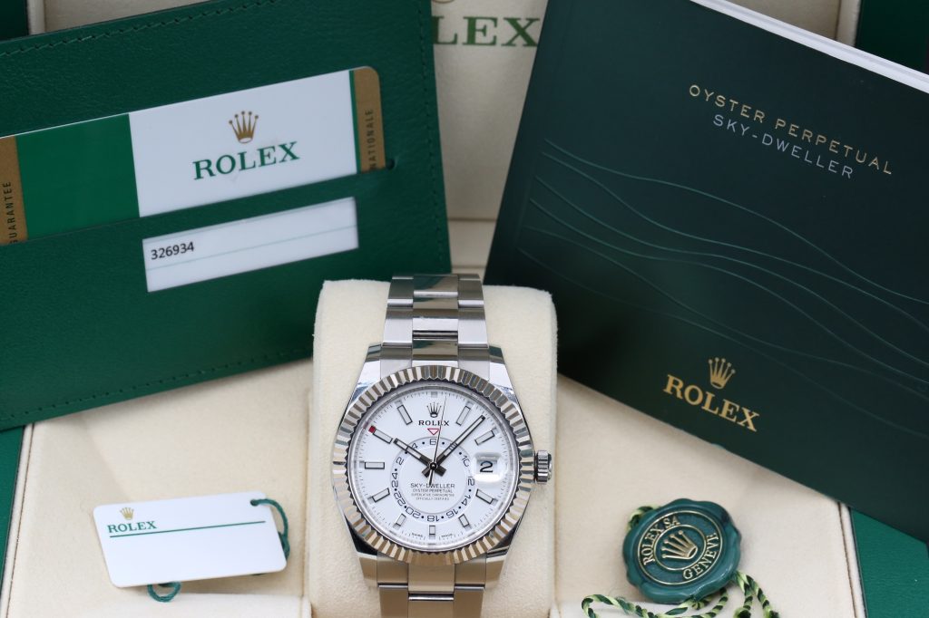 Rolex 326934 White SKY-DWELLER 42mm