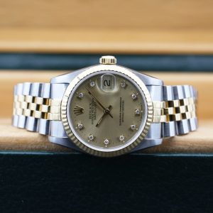 Rolex 68273 Champange Diamond DATEJUST 31mm 1989