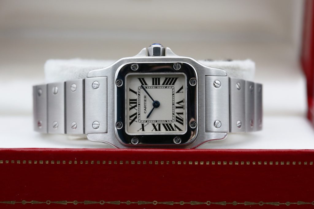 Cartier W20056D6 White SANTOS GALBEE 24mm