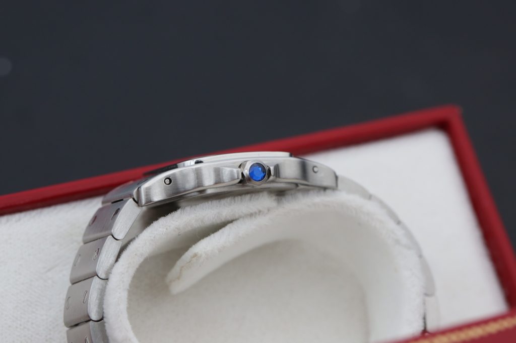 Cartier W20056D6 White SANTOS GALBEE 24mm
