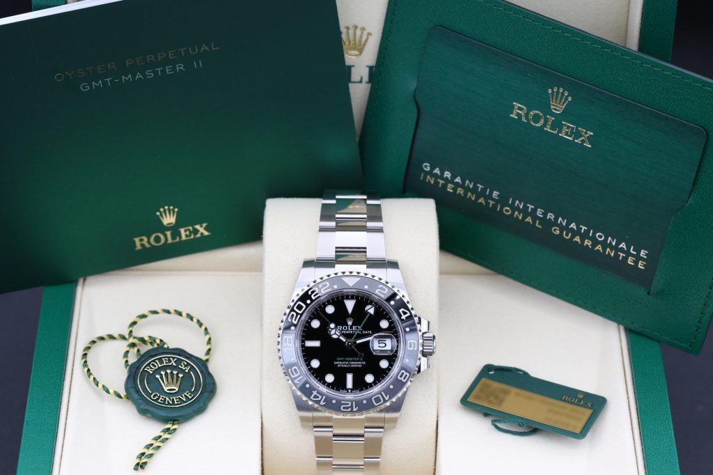 Rolex 126710GRNR Black GMT MASTER II 40mm 2026 Bruce Wayne