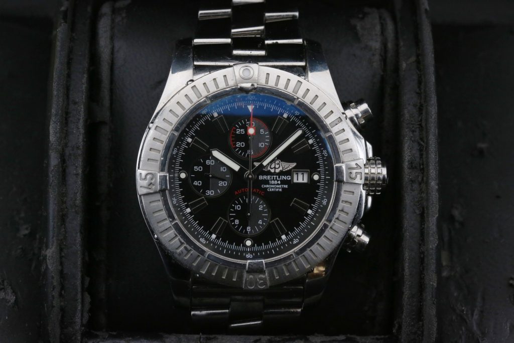 Breitling A13375 Black SUPER AVENGER CHRONOGRAPH  48mm 2009