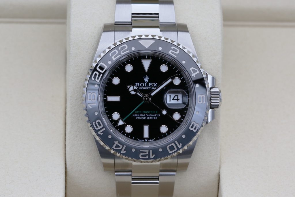 Rolex 126710GRNR Black GMT MASTER II 40mm 2026 Bruce Wayne