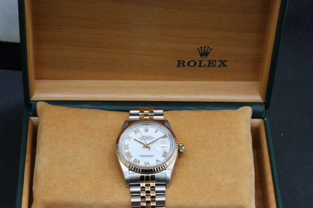 Rolex 16233 White Roman DATEJUST 36mm 1995