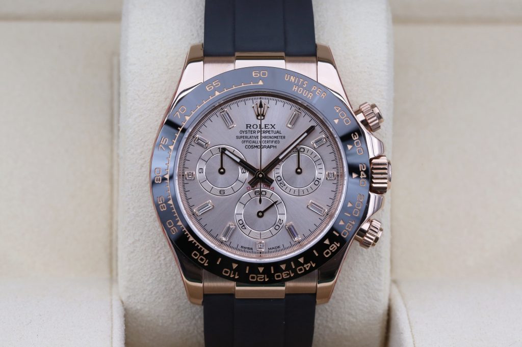 Rolex 116515LN Sundust Baguette DAYTONA OYSTERFLEX 40mm 2018
