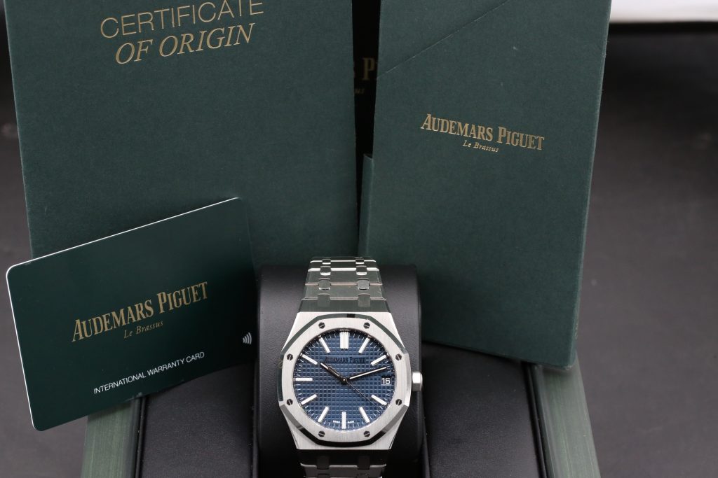 Audemars Piguet 15510ST.OO.1320ST.01 Blue ROYAL OAK  41mm 2022 50TH ANNIVERSARY