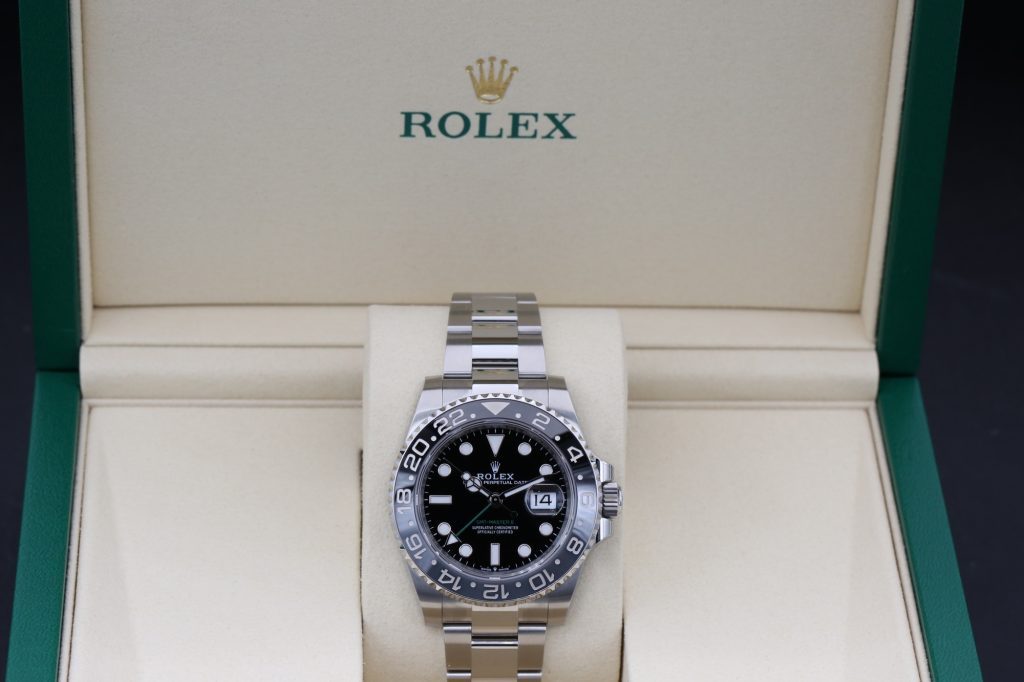 Rolex 126710GRNR Black GMT MASTER II 40mm 2026 Bruce Wayne
